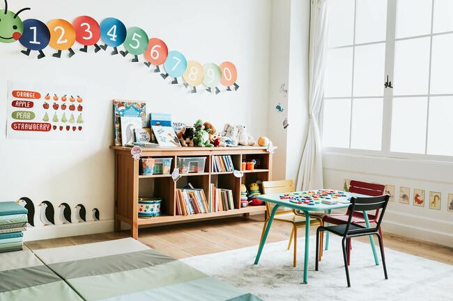 EIn Zimmer imr Kindergarten 