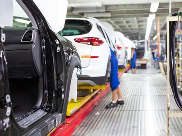 Autos in der Werkstatt